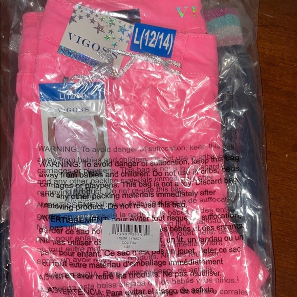 Vigoss Girls' Shorts Set - 2 shorts in 1 pack Large (12/14) - Picture 9 of 9